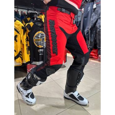Fasthouse Брюки Grindhouse Pant Red Black - миниатюра 8