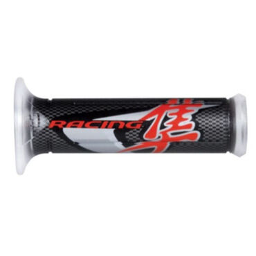 Ручки руля Harris Hayabusa Racing, цвет серебристо Красный - миниатюра 1