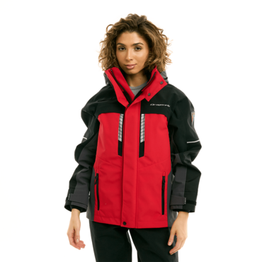 Dragonfly Мембранная куртка Quad Pro Woman V26 Red - Black - Grey - миниатюра 16
