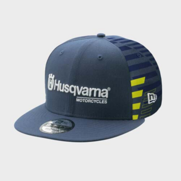 Бейсболка Husqvarna Team Flat, blue yellow (One size, Взрослая  Повседневная) - миниатюра 2