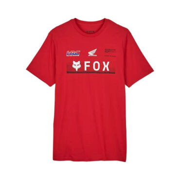 Футболка Fox x Honda Premium Tee, flame red (L, Взрослая  Повседневная) - миниатюра 2