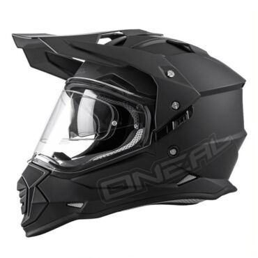 Oneal Шлем кроссовый со стеклом Sierra R V24 черный матовый - миниатюра 6