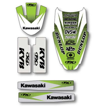 Набор наклеек Trim Kit FX под мотоциклы Kawasaki KX250F 2013 16, KX450F 2012 15 - миниатюра 1