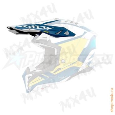 Козырек для шлема Airoh Aviator 3 Saber Blue Matt - миниатюра 1