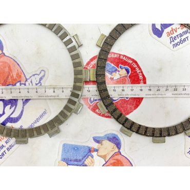 TRW MCC 612 9 FRICTION PLATES SET Комплект фрикционных дисков сцепления F800 GS / ST / S // 10015802 - миниатюра 3