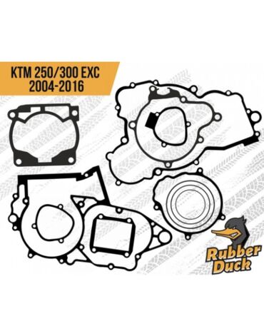 Набор прокладок на весь мотор RubberDuck KTM 250 300 2T EXC 2004 - 2016 с кольцами