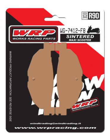 Тормозные колодки WRP WG 7412 F8 (LMP412 SM / FDB2200 / FA408)