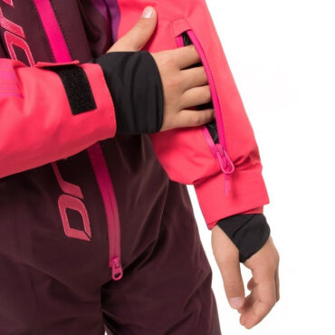 Dragonfly Зимний утепленный комбинезон DF Junior Gravity Purple - Brown 2023 - миниатюра 13