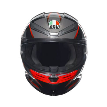 AGV Шлем K6 S Slashcut Black Grey Red - миниатюра 6