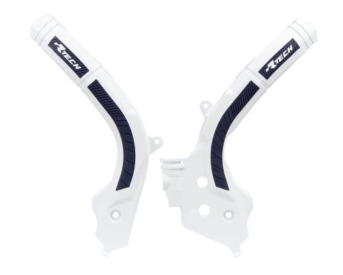 Защита рамы бело черная KTM KTM SX SX F 16 18 / EXC EXC F 17 19 / Husqvarna TC FC 16- / TE FE 17- - фото 2