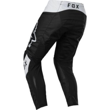 Fox Мотоштаны 180 Lux Black White - миниатюра 5