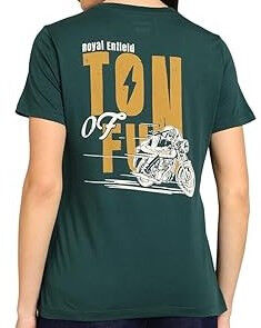 Футболка женская TON OF FUN WOMEN'S T SHIRT DEEP TEAL , РАЗМЕР L