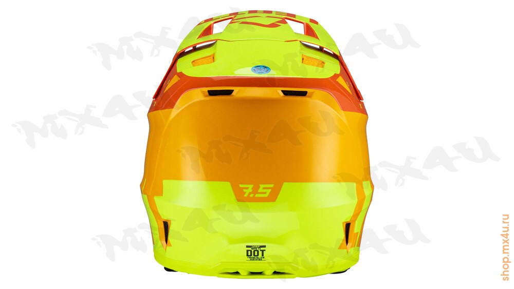 Кроссовый шлем Leatt Moto 7.5 Helmet Kit - Цитрус - фото 5