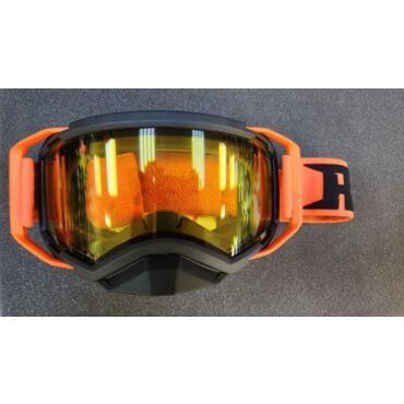 Очки зимние RSX Blizzard Winter, черный оранжевый; двойная желтая линза - миниатюра 4