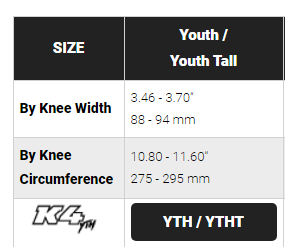 Наколенники подростковые K4 2.0 YTH Tall высокие - миниатюра 7