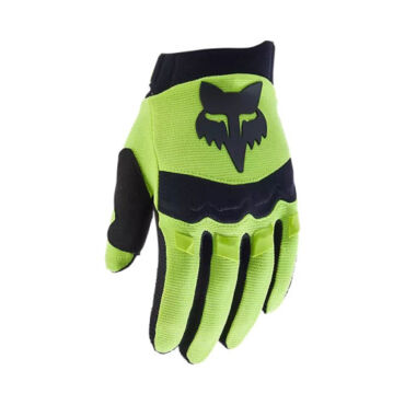 Мотоперчатки подростковые Fox Youth Dirtpaw Gloves, fluo yellow  (YS, Детская Кросс эндуро) - миниатюра 2