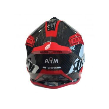 AiM Шлем RH855 Carbon Terrain Black Red - миниатюра 6