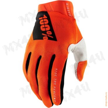 Мотоперчатки Ridefit Glove Fluo Orange оранжевые - миниатюра 1