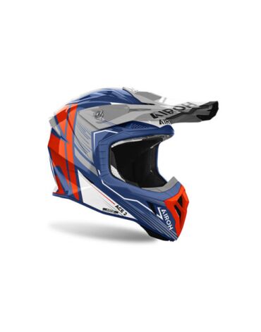 Шлем кроссовый Airoh Aviator Ace 2 Engine, cerulean gloss (M, Взрослая  Кросс эндуро)
