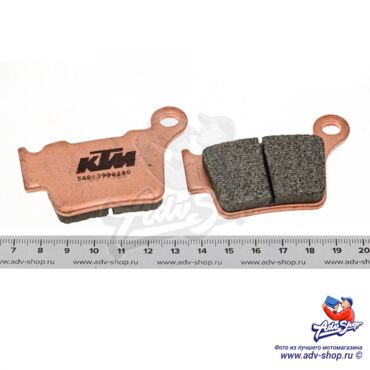 KTM BRAKE PAD SET REAR колодки тормозные задние EXCF / EXC / TPI ( 54813990200 / 54813090200 ) - миниатюра 1