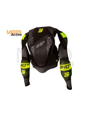 Черепаха SHOT ULTRALIGHT 2.0 (черный HiVis желтый)