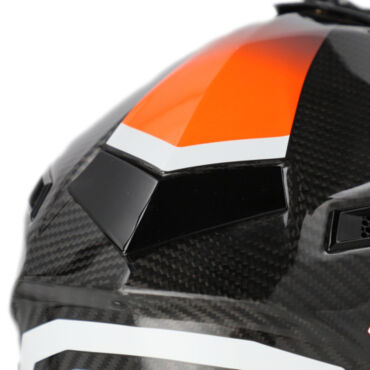 Acerbis Шлем Steel Carbon 22 06 Black Orange - миниатюра 11