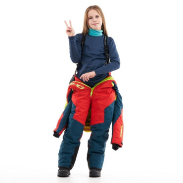 Dragonfly Зимний утепленный комбинезон Gravity for Teen Red - Dark Ocean 2024 - миниатюра 10