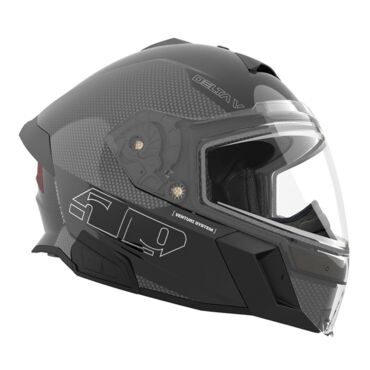 509 Шлем Delta V Carbon Commander с подогревом Legacy - Matte Finish - миниатюра 3