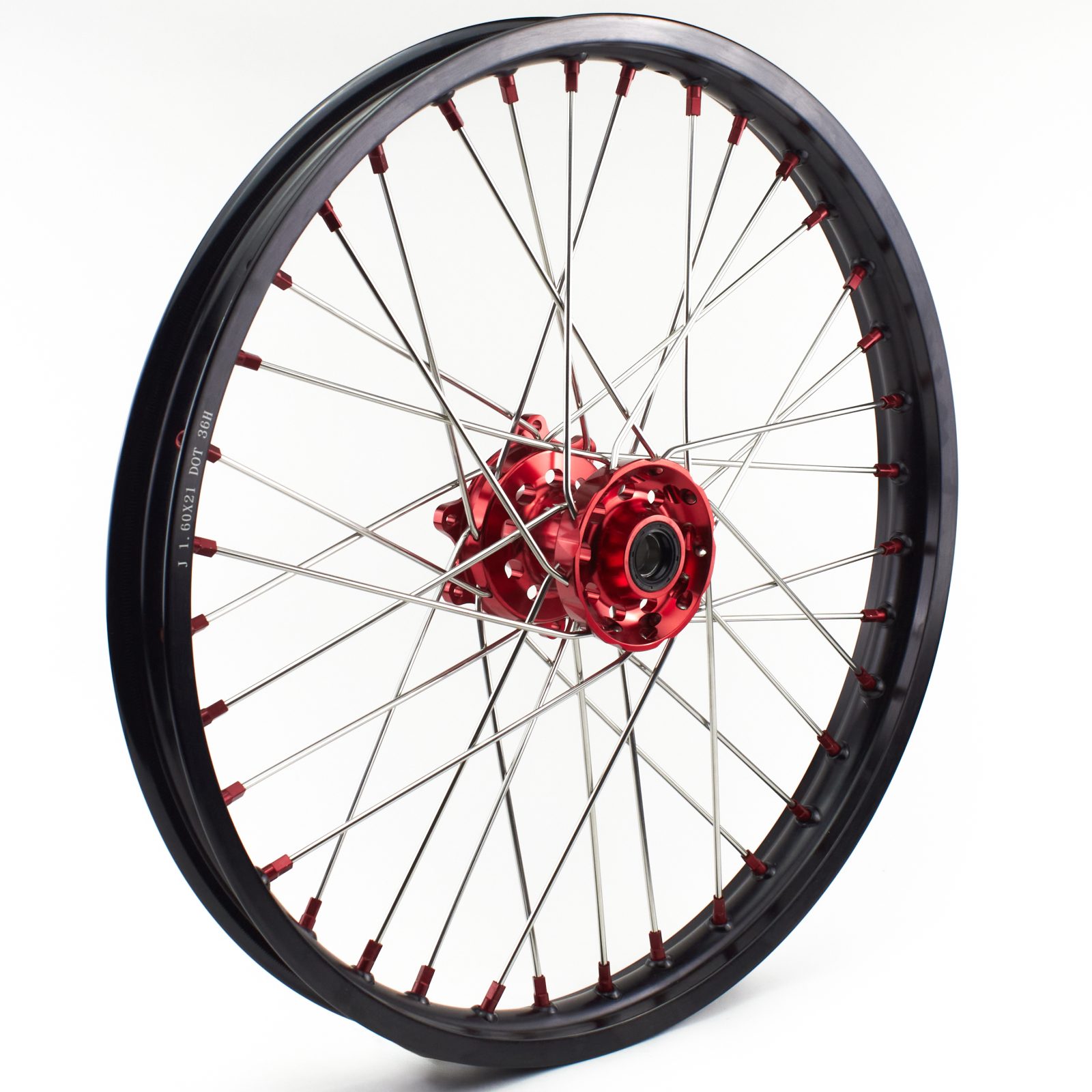 Диск (обод в сборе) DOT 7116 тип K7 Honda 21" JMC (KKE) алюминий CNC Red