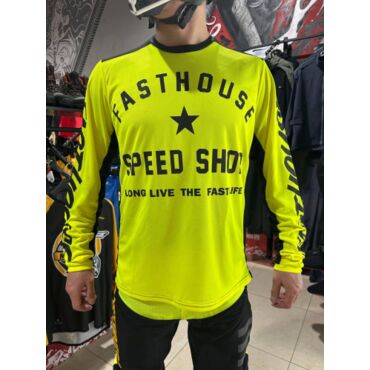 Fasthouse Джерси Grindhouse Yellow Violent - миниатюра 7