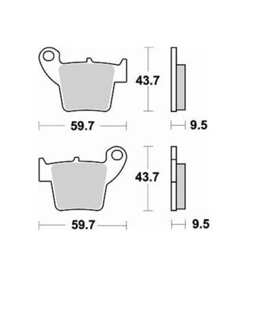 Колодки 886 094311, MotoMaster R