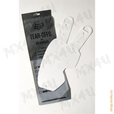 Линзы отрывные Fox Airspace Main II Standart Tear Off 20шт Clear (25366 012 OS) - миниатюра 1