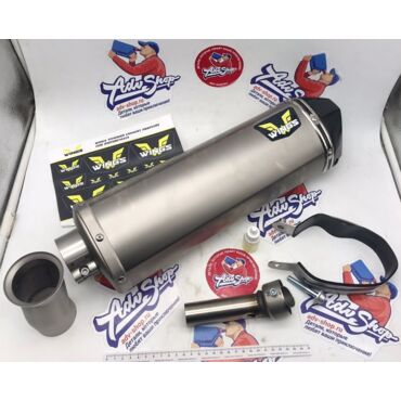 Wings Titanium Mufflers прямоточный титановый выхлоп (silver) Husqvarna 701 R ( 21 24 ) WTMC701 21 - миниатюра 8