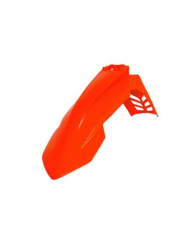 Крыло переднее оранжевое неон (вентилируемое) KTM SX SX F 16 22 / EXC EXC F 17 23