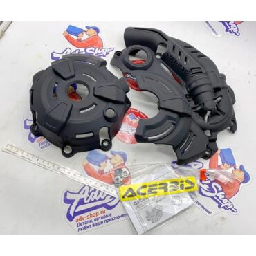 Acerbis X POWER Комплект защиты крышек сцепления и зажигания / черный  TENEREE 700 19 22 // 0025138.090 - миниатюра 3