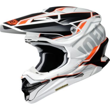 Шлем кроссовый Shoei VFX WR ALLEGIANT, orange black white (L, Взрослая  Кросс эндуро) - миниатюра 1