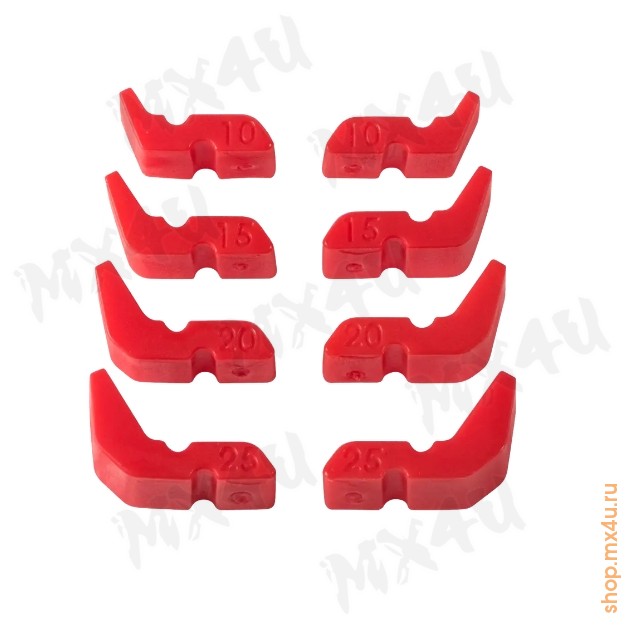 Комплект ограничителей наколенников C Frame. X Frame, X Frame Hybrid - Красные - фото 1