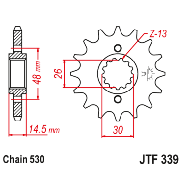 Звезда ведущая JTF339.15 - миниатюра 1