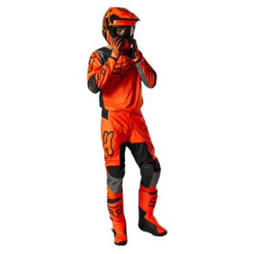 Fox Мотоштаны 180 Lux Flow Orange - миниатюра 8