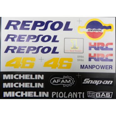 Наклейки комплект REPSOL HRC 5986 - миниатюра 1