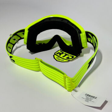 Очки 100% Strata 2 Neon Yellow с прозрачной линзой - миниатюра 3