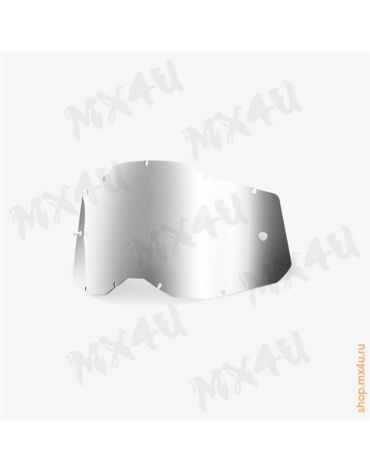 Линза 100% RC2 AC2 ST2 Replacement Lens Mirror Silver (51008 252 01)