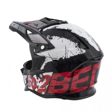 Beon Шлем B 602 Black White Red - миниатюра 8