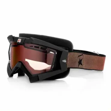 Ariete Маска снегоходная Ariete Riding Crows Basic, цвет оправы черный, янтарные линзы, ANTIFOG - миниатюра 4