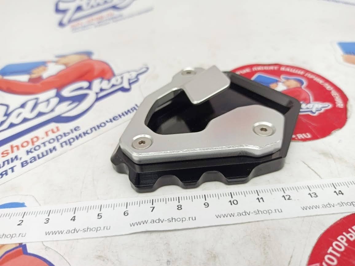 CNC алюминиевый расширитель боковой подножки CRF1000 16-> / черный - фото 2