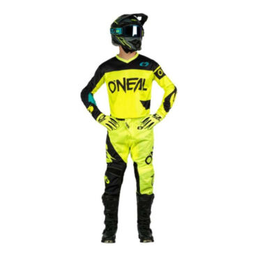 Oneal Джерси Element Racewear 21 Желтый Черный - миниатюра 4