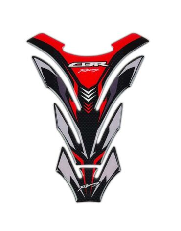 Наклейка на бензобак Honda CBR черно красная