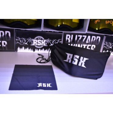 Очки зимние RSX Blizzard Winter, черный черный; двойная желтая линза - миниатюра 8
