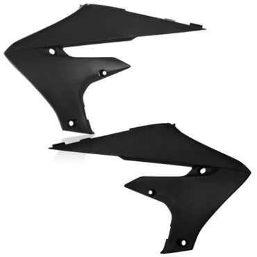 Боковины радиатора Yamaha YZ250F (2019 2023), YZ450F (2018 2022), WR250F (2020 2022), WR450F (2019 2022), Черный - миниатюра 1