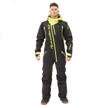 Dragonfly Комбинезон Gravity Premium Man Black - Yellow Green 2024 - миниатюра 9